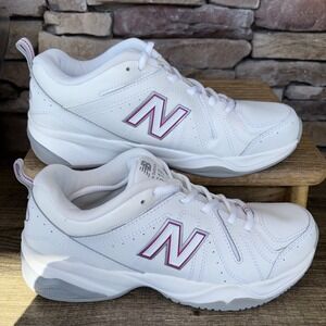 NEW BALANCE 619 WOMENS CROSS TRAINING WX610WP WHITE LEATHER US 8.5